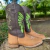 Bota Texana Masculina Valtra Solado De Madeira