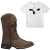Men's Phortos Texan Boots Combo + Nelore Country T-Shirt