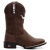 Bota Texana Boi Blanco Café + Camiseta Country Wanted Negra Algodón - comprar online