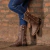 Bota texana femenina Cerejeira - tienda online