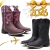 Combo - Botas Texanas Masculinas Angry Bull + Botas Texanas Femeninas Florales Rosa - comprar online