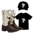 Men's Tabapuã Cowboy Boots + Cap + Shirt - buy online