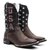 Bota Texana Masculina Stars Blanca EE. UU. - comprar online