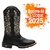 Bota Texana Femenina Black Fence