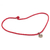 Collar Femenino de Cuero con Medalla
