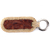 Country Keychain in Raw Leather White Board on internet