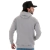 Moletom Country Masculino Cinza Claro Com Capuz Texas - comprar online