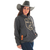 Sudadera Country Gris con Capucha Rodeo Femenina