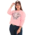 Sudadera Country Femenina Rosa Wild West
