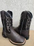 Imagem do Combo - Bota Texana Feminina Floral rosa Econômica + Bota Texana Masculina Percheron - Economicas