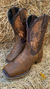 Rustic Texan Boot Cocal Coffee Sole