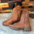 Men's Sand Texan Boot Angus Coffee Sole on internet