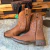 Bota Texana Masculina Areia Angus Sola Café na internet