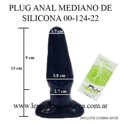 CAIMAN PLUG ANAL MEDIANO DE SILICONA 00-124-22