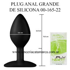 CAIMAN PLUG ANAL GRANDE DE SILICONA 00-165-22