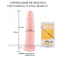 CAIMAN CONSOLADOR MACIZO VARA DE SILICONA 00-602-21