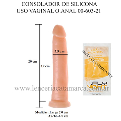 CAIMAN CONSOLADOR MACIZO GEMINIS DE SILICONA 00-603-21