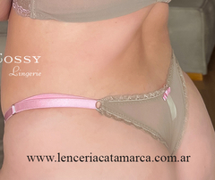 VICTORIA COSSY TANGA COLALESS DE PUNTILLA NUDE ROSA 02/2 PEON - comprar online
