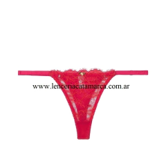 VICTORIA COSSY TANGA COLALESS DE PUNTILLA ROJO 02 MELI - comprar online