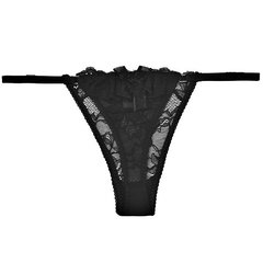 VICTORIA COSSY TANGA COLALESS DE PUNTILLA NEGRO 02 NMO - tienda online