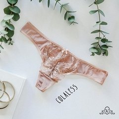 VICTORIA COSSY COLALESS PUNTILLA Y MICROTUL ALMENDRA 03 ALME - comprar online