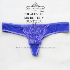 VICTORIA COSSY COLALESS PUNTILLA Y MICROTUL AZUL 03 ALPI