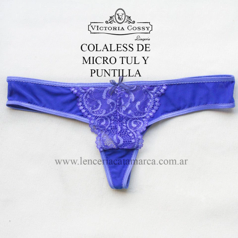 VICTORIA COSSY COLALESS PUNTILLA Y MICROTUL AZUL 03 ALPI