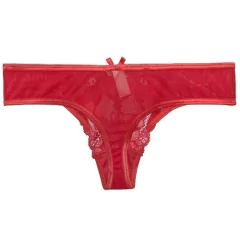 VICTORIA COSSY COLALESS PUNTILLA Y MICROTUL ROJO 03 PASS - comprar online