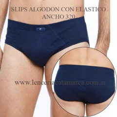 EYELIT SLIPS ALGODON CON ELASTICO ANCHO AZUL MARINO 320AZM