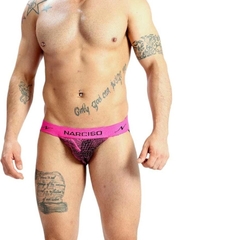 NARCISO SUSPENSOR 038 MICROFIBRA FUCSIA - CATAMARCASEX LENCERIA Y SEX SHOP