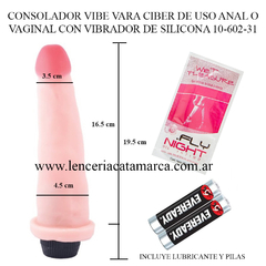 CAIMAN CONSOLADOR VARA CIBER CON VIBRADOR DE SILICONA 10-602-31