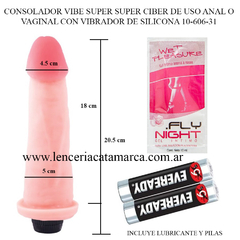 CAIMAN CONSOLADOR SUPER SUPER CIBER CON VIBRADOR DE SILICONA 10-606-31