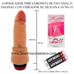 CAIMAN CONSOLADOR NIÑO CORONITA CIBER CON VIBRADOR DE SILICONA 10-701-31