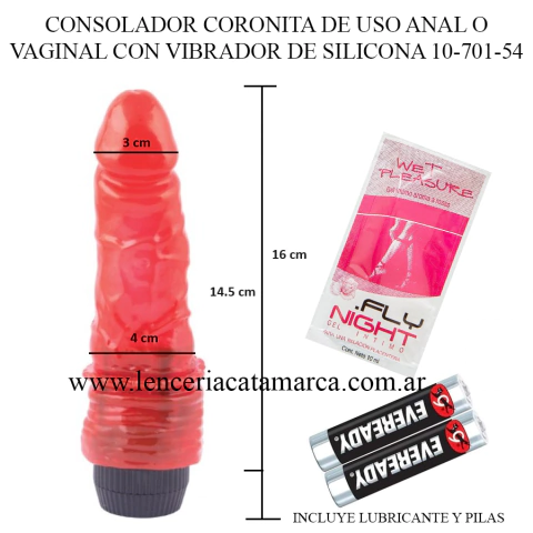 CAIMAN CONSOLADOR NIÑO CORONITA CON VIBRADOR DE SILICONA 10-701-54