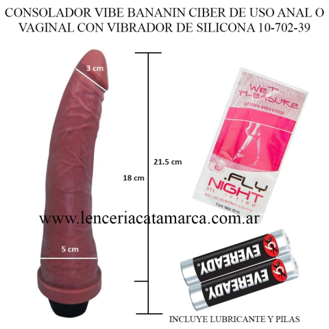 CAIMAN CONSOLADOR BANANIN CIBER MULATO CON VIBRADOR 10-702-39