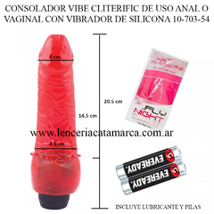 CAIMAN CONSOLADOR CLITERIFIC CON VIBRADOR DE SILICONA 10-703-54