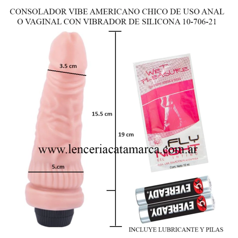 CAIMAN CONSOLADOR AMERICANO CHICO CON VIBRADOR DE SILICONA 10-706-21