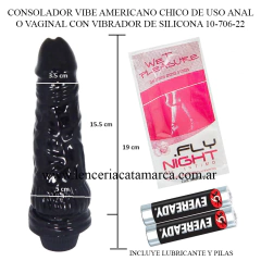 CAIMAN CONSOLADOR AMERICANO CHICO CON VIBRADOR DE SILICONA 10-706-22