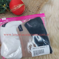 JUANITA PACK DE COLALESS DE ALGODON REGULABLE X 3 UNIDADES SURTIDO 101-01PSU - comprar online