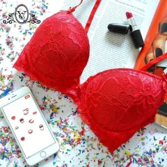 VICTORIA COSSY CORPIÑO TAZA SOFT CON ARCO DE PUNTILLA ROJO 103/1 PASS - CATAMARCASEX LENCERIA Y SEX SHOP