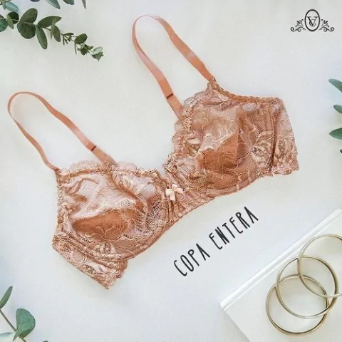 VICTORIA COSSY CORPIÑO COPA ENTERA DE PUNTILLA 106 ALME