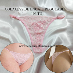 DIME COLALESS DE ENCAJE REGULABLE ROSADO 106RO TU