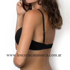 SOPINK CORPIÑO STRAPLESS TAZA SOFT CON ARO DE MICROFIBRA NEGRO 12003N - comprar online