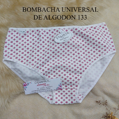 ETIQUETA BOMBACHA UNIVERSAL DE ALGODON ESTAMPADO BLANCO SURTIDO B133B T3