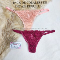 SOPINK PACK COLALESS ENCAJE REGULABLE SURTIDO 13304S