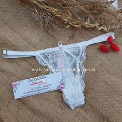PAPILLON TANGA COLALES DE PUNTILLA CON LYCRA 148B - tienda online