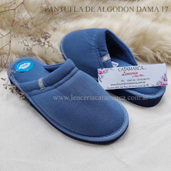 IKKI PANTUFLA BORDADA DAMA CELESTE 17CE