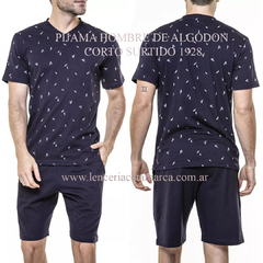 EYELIT PIJAMA HOMBRE DE ALGODON CORTO SURTIDO 1928S - CATAMARCASEX LENCERIA Y SEX SHOP