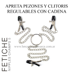 ST APRETA PEZONES Y CLITORIS CON CADENA 201201048