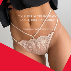 ANDRESSA COLALESS DE TUL BORDADO SOFIA E 2121SO